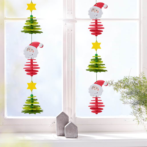 Sachenmacher Erstes Fädeln Filzgirlande Weihnachtsmann Bastelset Sachenmacher Erstes Fädeln Filzgirlande Weihnachtsmann Bastelset von HABA