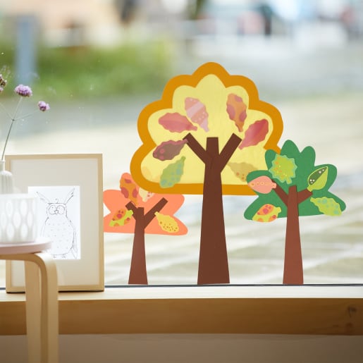 Sachenmacher Erstes Kleben Laubwald, Bastelset Herbst, 8 Motive von HABA 