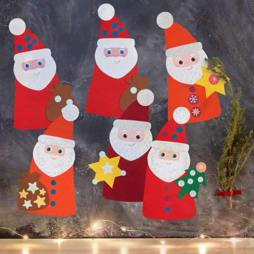 Sachenmacher Erstes Kleben Nikoläuse Bastelset, 6 Motive Sachenmacher Erstes Kleben Nikoläuse Bastelset, 6 Motive von HABA