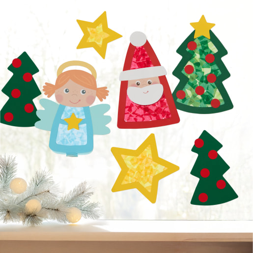 Sachenmacher Erstes Kleben Weihnachtsmotive Bastelset, 7 Motive Sachenmacher Erstes Kleben Weihnachtsmotive Bastelset, 7 Motive von HABA
