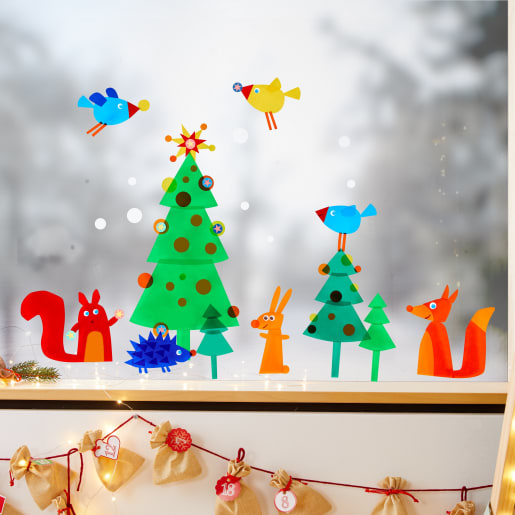 Sachenmacher Fensterbild Weihnachten, Bastelset Weihnachten von HABA 