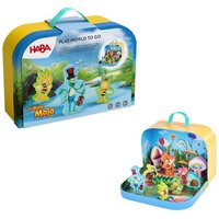 HABA 2014536001 - Spielwelt im Koffer, Die Biene Maja, mit 10 Holzfiguren, ab 18 Monaten von HABA