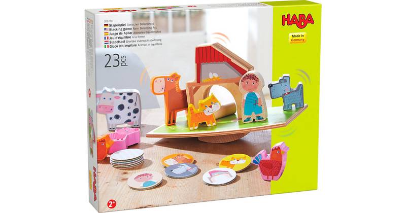 HABA 306288 Stapelspiel Tierischer Balanceakt von HABA