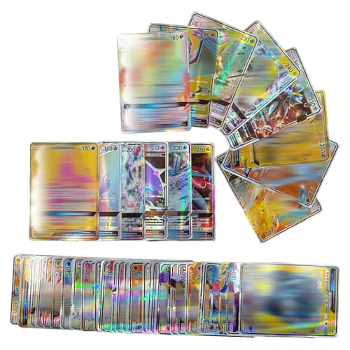 HABITZ 100 GMAX Karten Sammelkarten Deutsch Version,Holo-Folie Cartoon Regenbogen Karte für Geburtstagsgeschenk HABITZ 100 GMAX Karten Sammelkarten Deutsch Version,Holo-Folie Cartoon Regenbogen Karte für Geburtstagsgeschenk von HABITZ