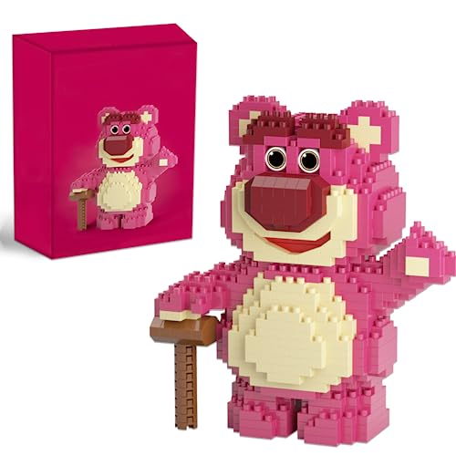 800PCS Cartoon Nano Baustein Mini DIY Kinder Bausteine, Erdbeerbär-Bausteinspielzeug Plastikpartikel Miniatur-Bausteine Puzzle, Spielzeug Spaß Bausteine Geschenk für Kinder Erwachsene Mädchen Junge 800PCS Cartoon Nano Baustein Mini DIY Kinder Bausteine, Erdbeerbär-Bausteinspielzeug Plastikpartikel Miniatur-Bausteine Puzzle, Spielzeug Spaß Bausteine Geschenk für Kinder Erwachsene Mädchen Junge von HABURN