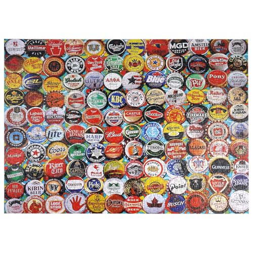 Farbige Flaschenverschluss-Puzzles 1000 Teile für Erwachsene Farbige Flaschenverschluss-Puzzles 1000 Teile für Erwachsene von HADVZQ