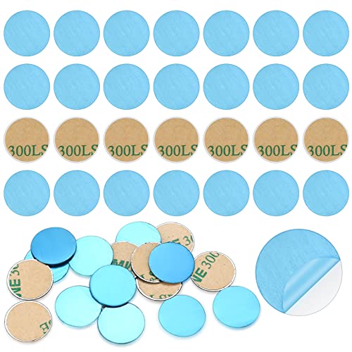 100 Stk Metallplättchen für Tonies Figuren, Metallplatte Selbstklebend, Runden Handy Metall Platte Set, Metallplättchen aus magnetischem Edelstahl mit Klebesockel für Magnet Kfz Auto Handyhalterung von HAEPXYBY