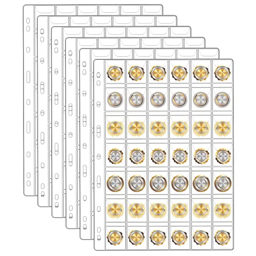 HAEPXYBY 6 Blatt Münzhüllen, Münzalbum, Münzseiten mit Standard-9-Loch Münzhalter, Münzen Sammelalbum Münzblätter Münztaschenseite, Sammlermünzen 42 fächer für Euro Münzen Aufbewahrung HAEPXYBY 6 Blatt Münzhüllen, Münzalbum, Münzseiten mit Standard-9-Loch Münzhalter, Münzen Sammelalbum Münzblätter Münztaschenseite, Sammlermünzen 42 fächer für Euro Münzen Aufbewahrung von HAEPXYBY
