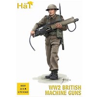 HÄT 008228 1:72 WWII Britische Soldaten mit Maschinengewehr von HÄT®