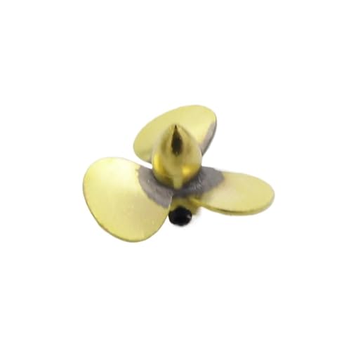 Blattpropeller, Propellerblatt, RC-Boote, Kupfer-3-Blatt-Propeller, passend for 2-mm-Welle, Optionen for Links- und Rechtshänder, erhältlich in den Größen 12 mm, 14 mm, 16 mm, 23 mm(D12mm Right Hand) Blattpropeller, Propellerblatt, RC-Boote, Kupfer-3-Blatt-Propeller, passend for 2-mm-Welle, Optionen for Links- und Rechtshänder, erhältlich in den Größen 12 mm, 14 mm, 16 mm, 23 mm(D12mm Right Hand) von HAEUYA