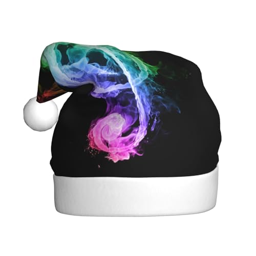 Bunte Musik Noten Weihnachten Hüte Erwachsene, Santa Hut Druck Plüsch Komfort Xmas Hut Für Weihnachten Neujahr Liefert von HAHAFU