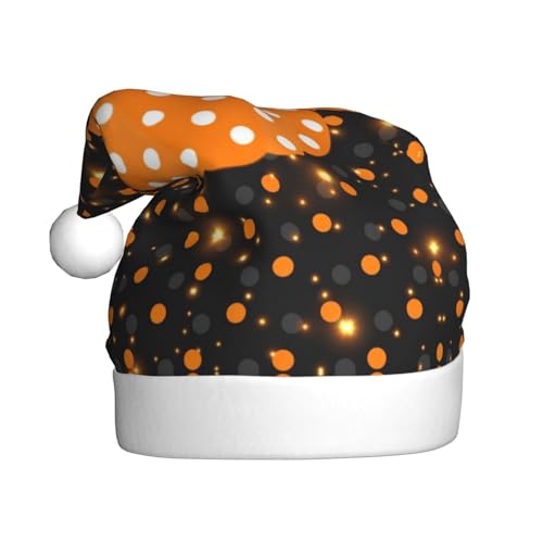 Halloween Kürbis Weihnachten Hüte Erwachsene, Santa Hut Druck Plüsch Komfort Xmas Hut Für Weihnachten Neujahr Liefert von HAHAFU
