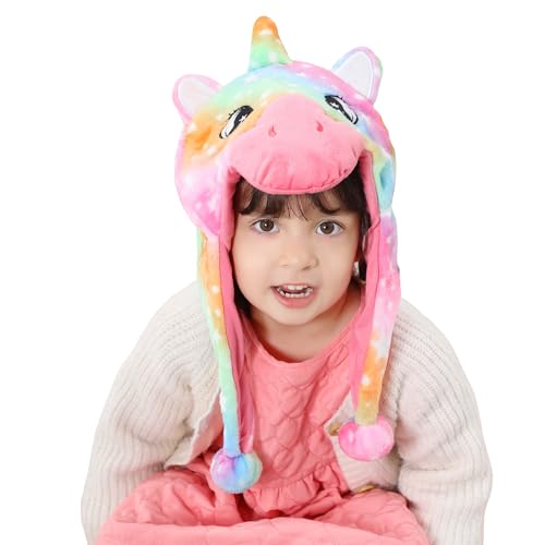 HAHASHOW Plüsch Niedliche Tier Wintermütze Lustige Plüsch Tier Skimütze Mit Detaillierten Tiergesichtern Geburtstag Weihnachten Halloween Geschenk Cosplay - Bunt HAHASHOW Plüsch Niedliche Tier Wintermütze Lustige Plüsch Tier Skimütze Mit Detaillierten Tiergesichtern Geburtstag Weihnachten Halloween Geschenk Cosplay - Bunt von HAHASHOW