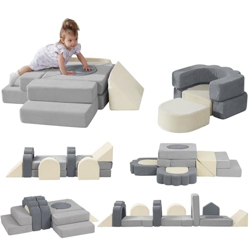 HAHASOLE Kletterblöcke (Grau und Beige) von HAHASOLE