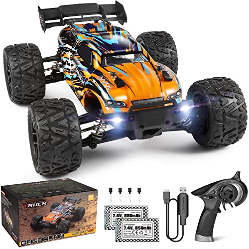 HAIBOXING Ferngesteuertes Auto 4WD RC Auto 1/18 36 km/h All Terrains Offroad Elektro Fahrzeug 2,4 GHz Offroad Monstertruck Buggy mit 2 wiederaufladbaren Batterien für Kinder und Erwachsene von HAIBOXING