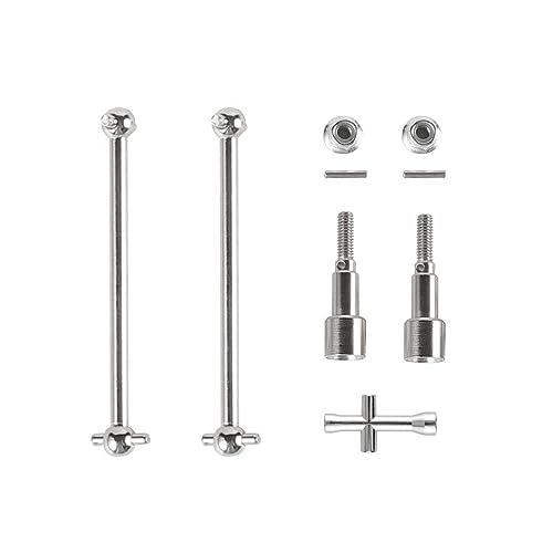 HAIBOXING - Metall-CVD-Wellen für 1/16 1/1416889 16890A 2105 Zubehör Ersatz Komplett 2 Stück M16106+M10107+T002 von HAIBOXING