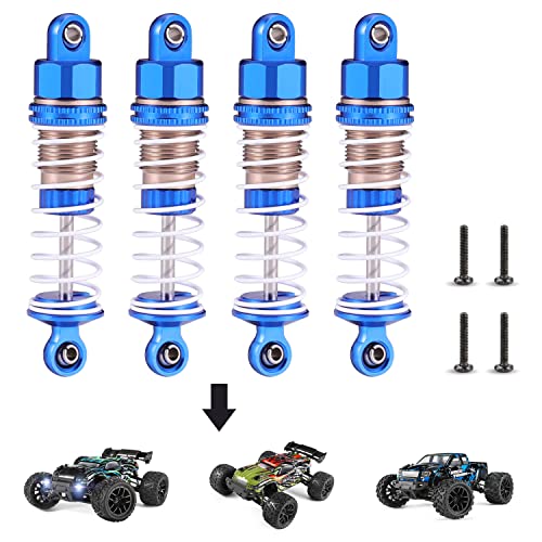 HAIBOXING RC Autos Ersatzteile Vollaluminium-Öldruckstoßdämpfer 4 pcs, 1/18 RC Trucks Ersatzteile New Version 18858 & 18859 & 18859A & 18868 RC Cars (18HOP1) von HAIBOXING