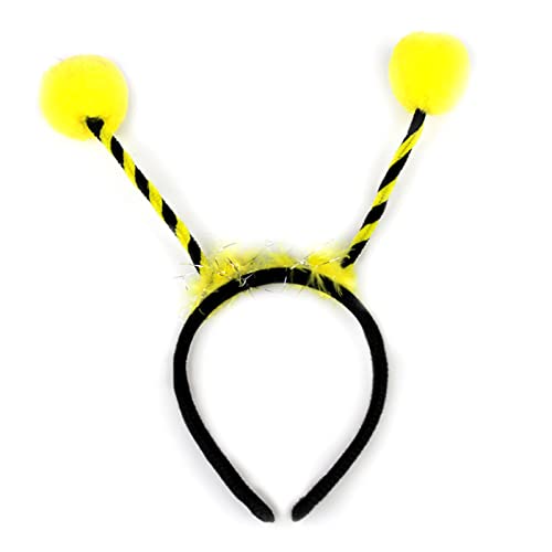 Cosplay Stirnband Bienenform Haarreifen Plüsch Party Kopfschmuck Ostern Party Cosplay Kostüm Prop Unisex Plüsch Stirnbänder für Frau zum Waschen Gesicht Stirnbänder Spa Professionelles Stirnband mit von HAISENG