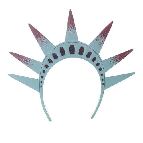 Freiheitsstatue, Stirnband, Bühnenrequisiten, Haarreif für Halloween und 4. Juli, Partyzubehör, Halloween-Kostüm-Zubehör Freiheitsstatue, Stirnband, Bühnenrequisiten, Haarreif für Halloween und 4. Juli, Partyzubehör, Halloween-Kostüm-Zubehör von HAISENG