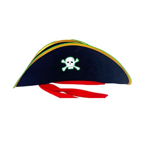 HAISENG Beleuchtung LED Piratenhut Erwachsener Piraten Kostümhut Für Männer Frauen Erwachsene Teenager Jugendliche Maskerade Halloween Cosplay Accessoires HAISENG Beleuchtung LED Piratenhut Erwachsener Piraten Kostümhut Für Männer Frauen Erwachsene Teenager Jugendliche Maskerade Halloween Cosplay Accessoires von HAISENG