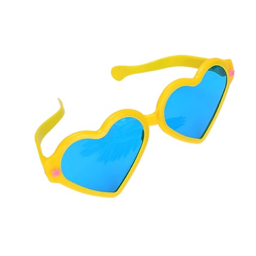 HAISENG Brille Party Kostüm Pretend Eyewear Party Karaoke Punk Foto Requisiten Coole Brille Nachtclub Herz Kinder von HAISENG