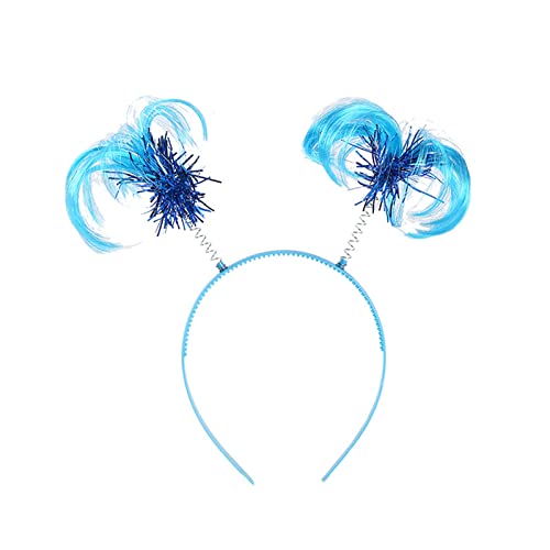 HAISENG Headbopper Kostümzubehör, Pferdeschwanz, Stirnband, mehrfarbig, Lametta, umwickelt, Party-Kopfbedeckung HAISENG Headbopper Kostümzubehör, Pferdeschwanz, Stirnband, mehrfarbig, Lametta, umwickelt, Party-Kopfbedeckung von HAISENG