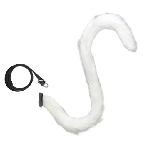 HAISENG Kunstpelz, Ohren, Stirnband, Schwanz, Tierkostüme für Weihnachten, Halloween, Cosplay, Party, Kostümzubehör HAISENG Kunstpelz, Ohren, Stirnband, Schwanz, Tierkostüme für Weihnachten, Halloween, Cosplay, Party, Kostümzubehör von HAISENG