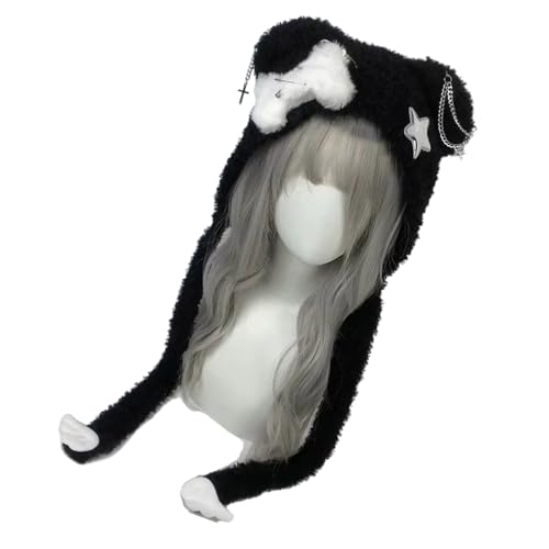 HAISENG Übergroßer Bärenhut Mit Ohr Mit Festfarb Ski Pelzhut Cartoon Foto Requisiten Freien Head Wrap Für Halloween HAISENG Übergroßer Bärenhut Mit Ohr Mit Festfarb Ski Pelzhut Cartoon Foto Requisiten Freien Head Wrap Für Halloween von HAISENG