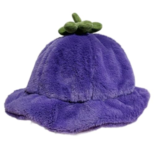 HAISENG Verdickte Kopfbedeckungshut Obst Persimmon Pelry Für Musikfestival Stylish Halloween HAISENG Verdickte Kopfbedeckungshut Obst Persimmon Pelry Für Musikfestival Stylish Halloween von HAISENG