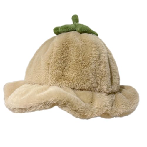 HAISENG Verdickte Kopfbedeckungshut Obst Persimmon Pelry Für Musikfestival Stylish Halloween HAISENG Verdickte Kopfbedeckungshut Obst Persimmon Pelry Für Musikfestival Stylish Halloween von HAISENG