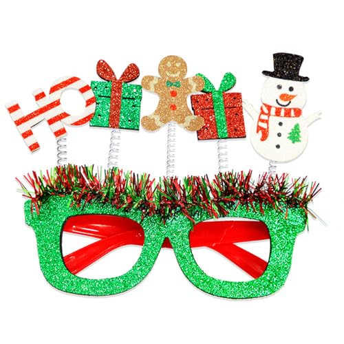 HAISENG Weihnachtslitterpartys Brillen Frames Witzige Brille Schönes Muster Für Party Make Up Lustig HAISENG Weihnachtslitterpartys Brillen Frames Witzige Brille Schönes Muster Für Party Make Up Lustig von HAISENG