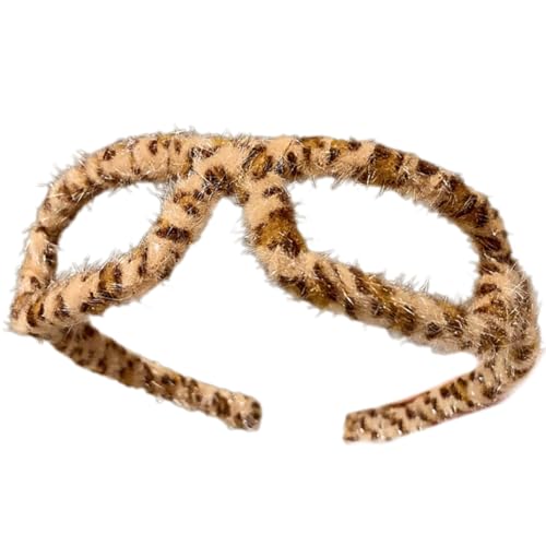 Haarbänder mit Leopardenmuster, für Fotostudio, Make-up, auffällige Requisiten für Halloween, Party, Alltag, Kopfbedeckung, Plüsch-Haarband, Cosplay, Haarnadel, Plüsch-Haarband Haarbänder mit Leopardenmuster, für Fotostudio, Make-up, auffällige Requisiten für Halloween, Party, Alltag, Kopfbedeckung, Plüsch-Haarband, Cosplay, Haarnadel, Plüsch-Haarband von HAISENG