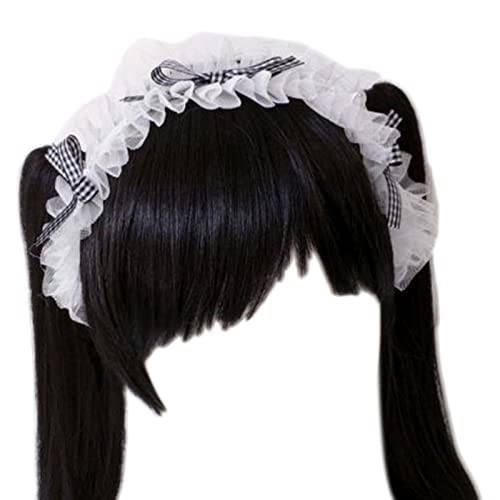 Haarband Schleifen Stirnband Anime Dienstmädchen Cosplay Spitze Kopfbedeckung Goth Kopfbedeckung Schleifen Haar Haarband Schleifen Stirnband Anime Dienstmädchen Cosplay Spitze Kopfbedeckung Goth Kopfbedeckung Schleifen Haar von HAISENG