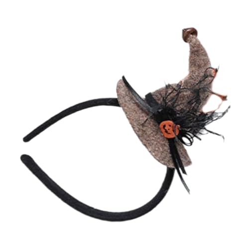 Hexenhut Stirnbänder Halloween Party Kopfschmuck für Mädchen und Frauen Halloween Kostüm Zubehör Cosplay Stirnband Schädel Kopfschmuck Hexenhut Stirnbänder Halloween Party Kopfschmuck für Mädchen und Frauen Halloween Kostüm Zubehör Cosplay Stirnband Schädel Kopfschmuck von HAISENG