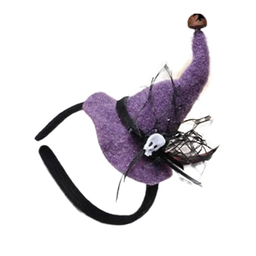 Hexenhut Stirnbänder Halloween Party Kopfschmuck für Mädchen und Frauen Halloween Kostüm Zubehör Cosplay Stirnband Schädel Kopfschmuck Hexenhut Stirnbänder Halloween Party Kopfschmuck für Mädchen und Frauen Halloween Kostüm Zubehör Cosplay Stirnband Schädel Kopfschmuck von HAISENG
