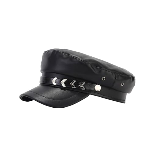 Lässiger Y2k Mädchen Achteckige Hut Weihnachten Halloween PU Frauen Karneval Outdoor Legierung Abzeichen Hüte für Männer Hüte für Frauen Lässiger Y2k Mädchen Achteckige Hut Weihnachten Halloween PU Frauen Karneval Outdoor Legierung Abzeichen Hüte für Männer Hüte für Frauen von HAISENG