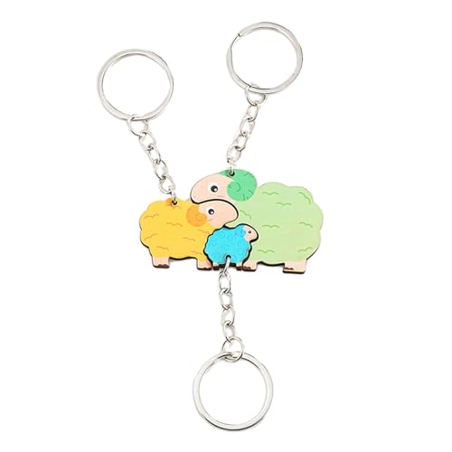 Tierfamilie Schlüsselanhänger-Set, Puzzle-Schlüsselanhänger-Set, stilvoller Schlüsselanhänger, geeignet für Hochzeit, Geburtstag, Weihnachten, Puzzle Tierfamilie Schlüsselanhänger-Set, Puzzle-Schlüsselanhänger-Set, stilvoller Schlüsselanhänger, geeignet für Hochzeit, Geburtstag, Weihnachten, Puzzle von HAISENG