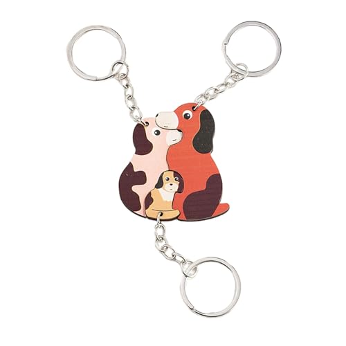 Tierfamilie Schlüsselanhänger-Set, Puzzle-Schlüsselanhänger-Set, stilvoller Schlüsselanhänger, geeignet für Hochzeit, Geburtstag, Weihnachten, Puzzle Tierfamilie Schlüsselanhänger-Set, Puzzle-Schlüsselanhänger-Set, stilvoller Schlüsselanhänger, geeignet für Hochzeit, Geburtstag, Weihnachten, Puzzle von HAISENG
