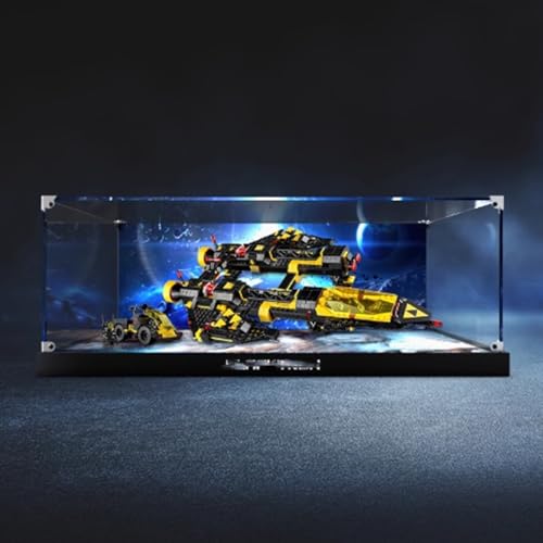 Acryl-Displaybox für Lego 10355 Modell, transparente staubdichte Displaybox, Aufbewahrungsbox, kompatibel mit Lego 10355 Modell (Modell nicht im Lieferumfang enthalten) (Kontexte) von HAIWENFEIQI