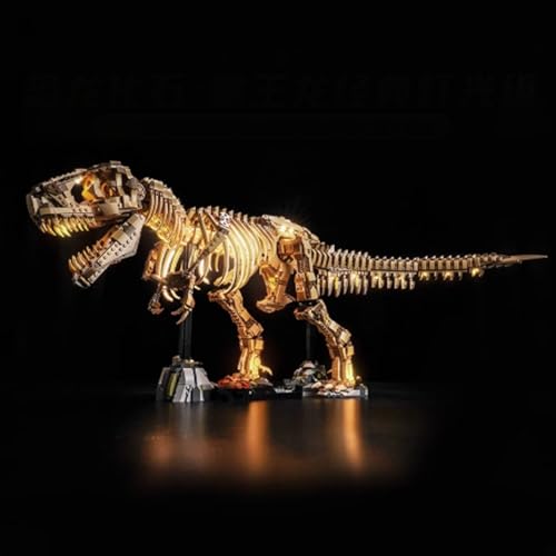 LED-Beleuchtungsset für Lego 76968 Fossil Skeleton Tyrannosaurus Rex Modell, LED-Leuchten kompatibel mit Lego 76968 Fossil Skeleton Tyrannosaurus Rex Modell (Lego-Modell nicht im Lieferumfang von HAIWENFEIQI