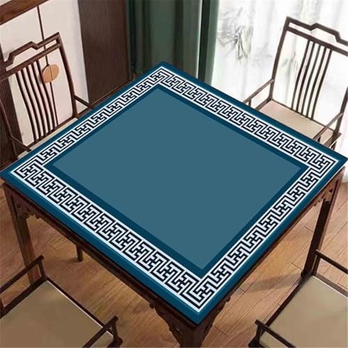 HAJHI Geräuscharm Mahjong Tischdecke rutschfest Fleckenabweisend Mahjong-Matte Verdickt Tischmatte Aufrollbar Aufbewahrung Für Draußen Reisen(100cm,G) von HAJHI