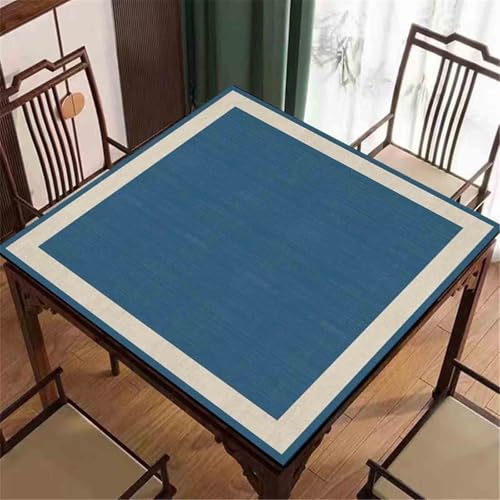 HAJHI Geräuscharm Mahjong Tischdecke rutschfest Fleckenabweisend Mahjong-Matte Verdickt Tischmatte Aufrollbar Aufbewahrung Für Draußen Reisen(80cm,C) von HAJHI
