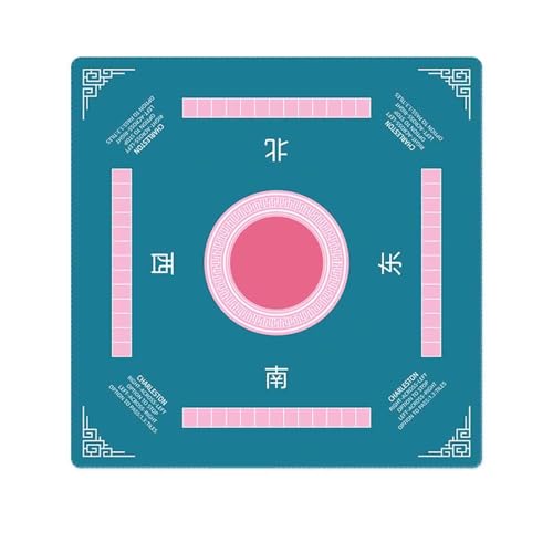 HAJHI Poker Mahjong-Matte Verdickt Gummi Geräuscharm Mahjong-Tischmatte Tragbar Kartenzimmer Tischdecke Für Anfänger Enthusiasten(28 - Crystal Velvet) von HAJHI