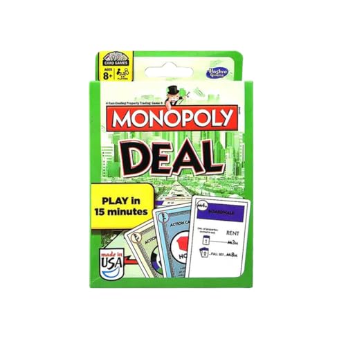 HAJXXMM Monnnopoly Classic, Brettspiel für Kinder und Erwachsene, Familien-Brettspiel für 2 bis 5 Spieler, mit 112 Karten Kartenspiel und Gesellschaftspiel ab 8 Jahren für Kinder HAJXXMM Monnnopoly Classic, Brettspiel für Kinder und Erwachsene, Familien-Brettspiel für 2 bis 5 Spieler, mit 112 Karten Kartenspiel und Gesellschaftspiel ab 8 Jahren für Kinder von HAJXXMM