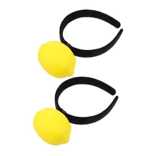 HAKIDZEL 2pcs Zitronenstirnband Plüsch Zitronenhut Gefälschte Lebensmittel Haarzubehör Zitronen Haarband Neuheit Fruchthaarbänder Obst Kopfschmütze Make -up Spa Stirnband HAKIDZEL 2pcs Zitronenstirnband Plüsch Zitronenhut Gefälschte Lebensmittel Haarzubehör Zitronen Haarband Neuheit Fruchthaarbänder Obst Kopfschmütze Make -up Spa Stirnband von HAKIDZEL