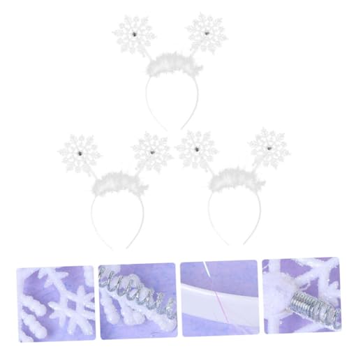 HAKIDZEL 3Stücke Weihnachts Haarreifen für Festlicher Kopfschmuck für Hochwertiges Haarschmuck mit Einzigartigem Design für Besondere Anlässe HAKIDZEL 3Stücke Weihnachts Haarreifen für Festlicher Kopfschmuck für Hochwertiges Haarschmuck mit Einzigartigem Design für Besondere Anlässe von HAKIDZEL