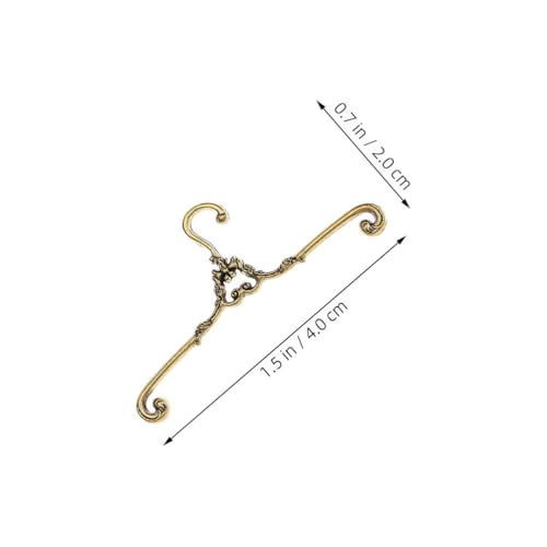 HAKIDZEL 48 Stück Kleiderbügel für Puppenhäuser: Miniatur-Kleiderbügel, Aufbewahrungsregal für Puppenkleidung, Kleiderschrank, Kleid, Outfit-Zubehör HAKIDZEL 48 Stück Kleiderbügel für Puppenhäuser: Miniatur-Kleiderbügel, Aufbewahrungsregal für Puppenkleidung, Kleiderschrank, Kleid, Outfit-Zubehör von HAKIDZEL