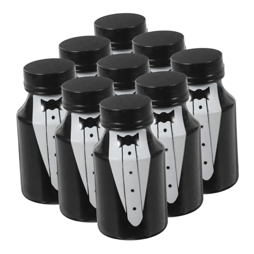 HAKIDZEL 10stücke Mini Seifenblasenflaschen Leere Hochzeits Und Party-seifenblasenfläschchen Dekorative Geschenkidee Für Feiern Und Anlässe von HAKIDZEL