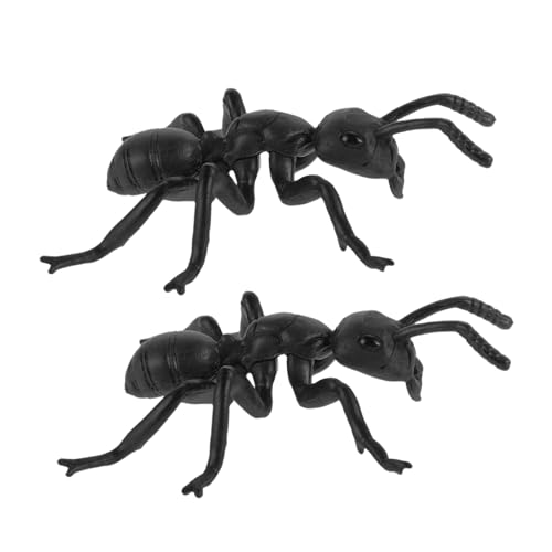 HAKIDZEL Große Ameisen Aus Plastik: Schwarze Ameisen, Realistische Insektenmodelle, Partydekorationen Aus Künstlichen Insekten Für Praktische Witze, Halloween-Partys Im Freien von HAKIDZEL
