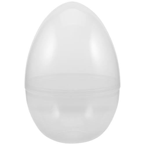 HAKIDZEL Klares Jumbo-Osterei, 30 x 20 cm, groß, transparent, befüllbar, riesige Leere Eierkartons für die Osterjagd, Partygeschenke, Leckereien, Geschenke HAKIDZEL Klares Jumbo-Osterei, 30 x 20 cm, groß, transparent, befüllbar, riesige Leere Eierkartons für die Osterjagd, Partygeschenke, Leckereien, Geschenke von HAKIDZEL